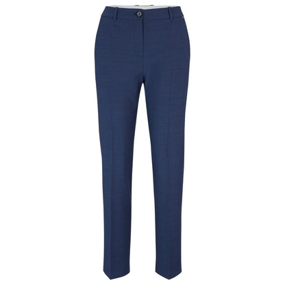Blue - Front - Boss Womens-Ladies Tasewa Trousers