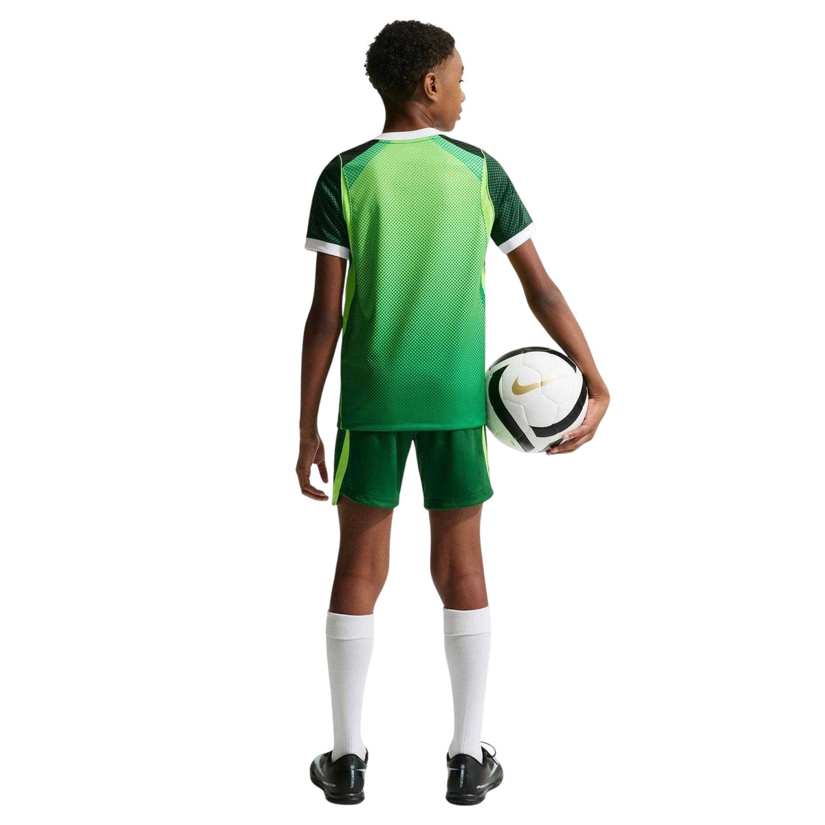 Green-White - Pack Shot - Nike Childrens-Kids Fifa World Cup 2026 Nigeria FC Football Shorts