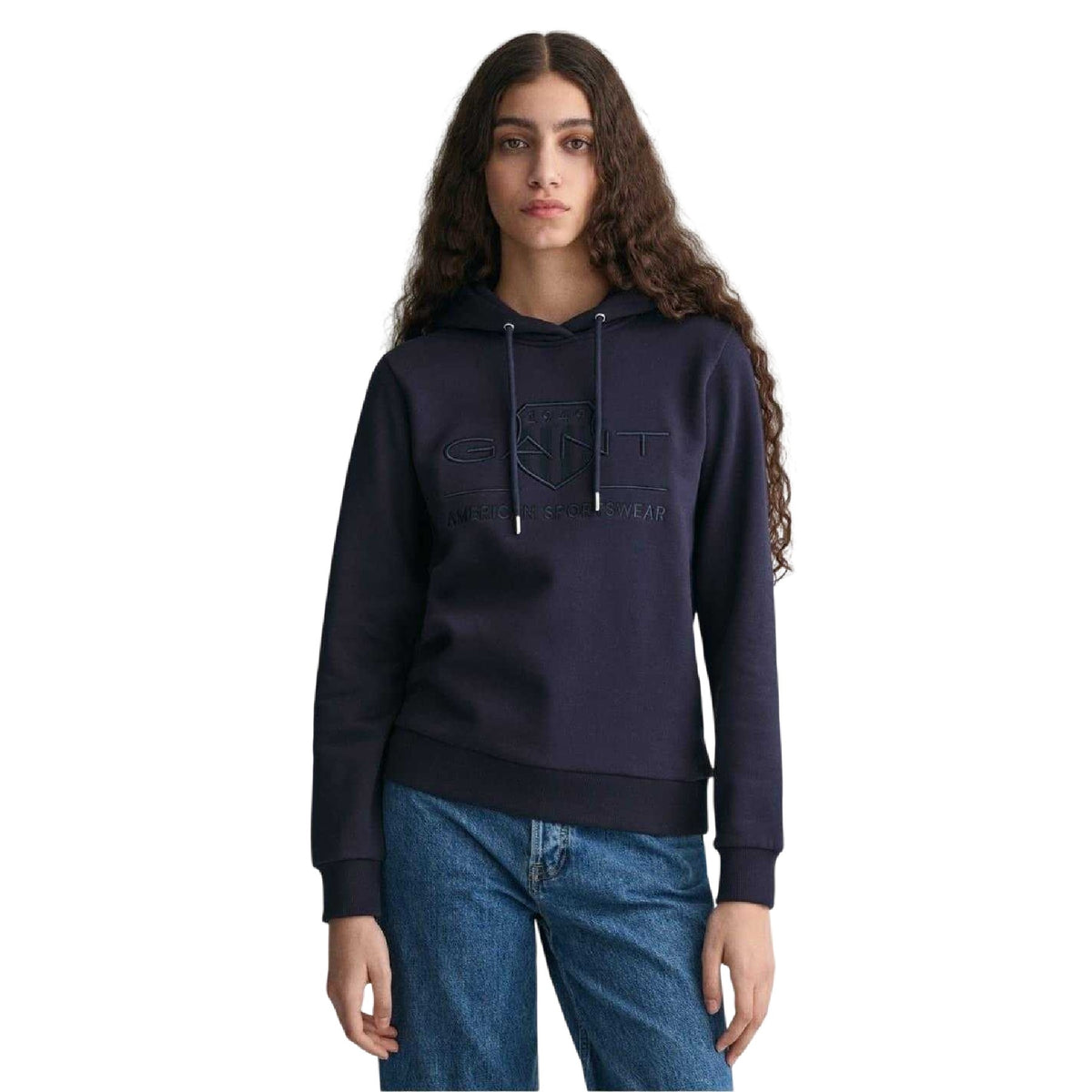 Evening Blue - Lifestyle - Gant Womens-Ladies Archive Shield Logo Hoodie
