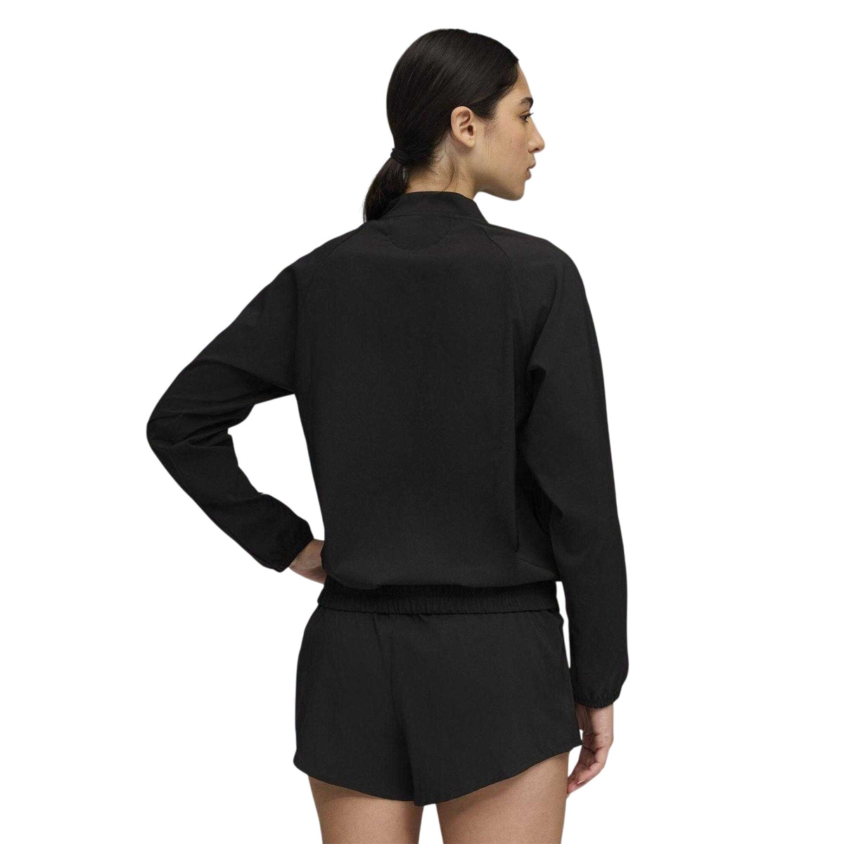 Puma Black - Pack Shot - Puma Womens-Ladies Lightweight Tracksuit Top