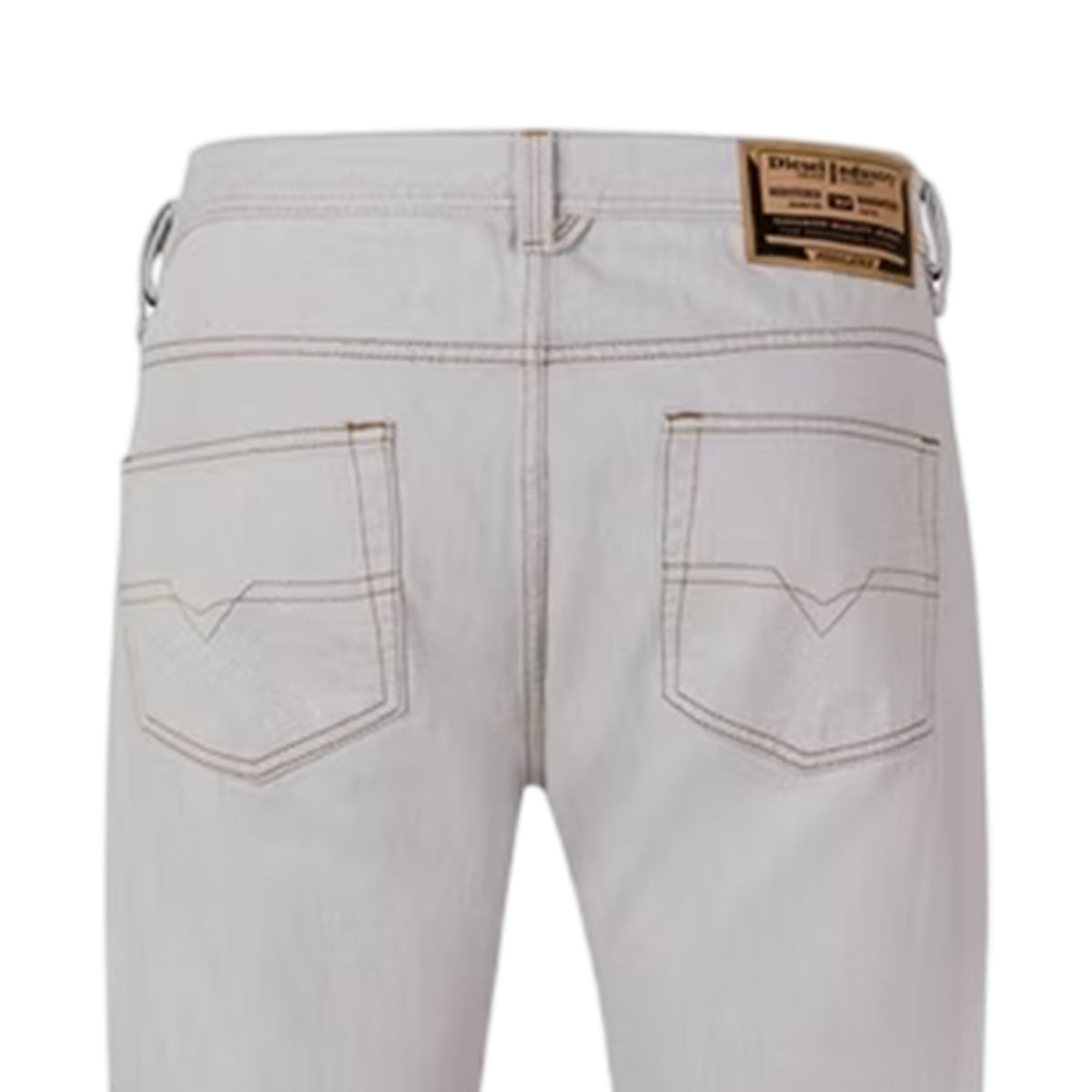 Bright White - Lifestyle - Diesel Mens Markee Pantaloni Cotton Denim Jeans