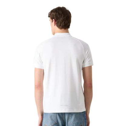 White - Back - Boss Mens Urban Tech Polo Shirt