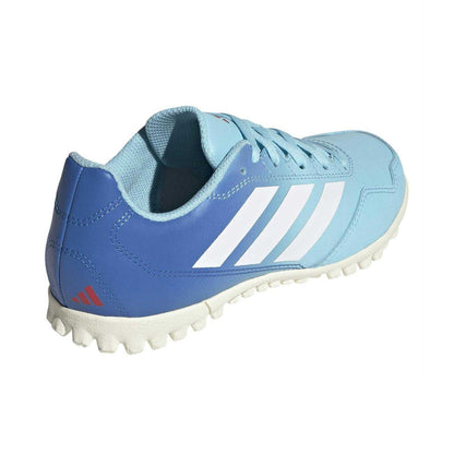 Bliss Blue - Back - Adidas Childrens-Kids Youngstar Rise Hockey Shoes