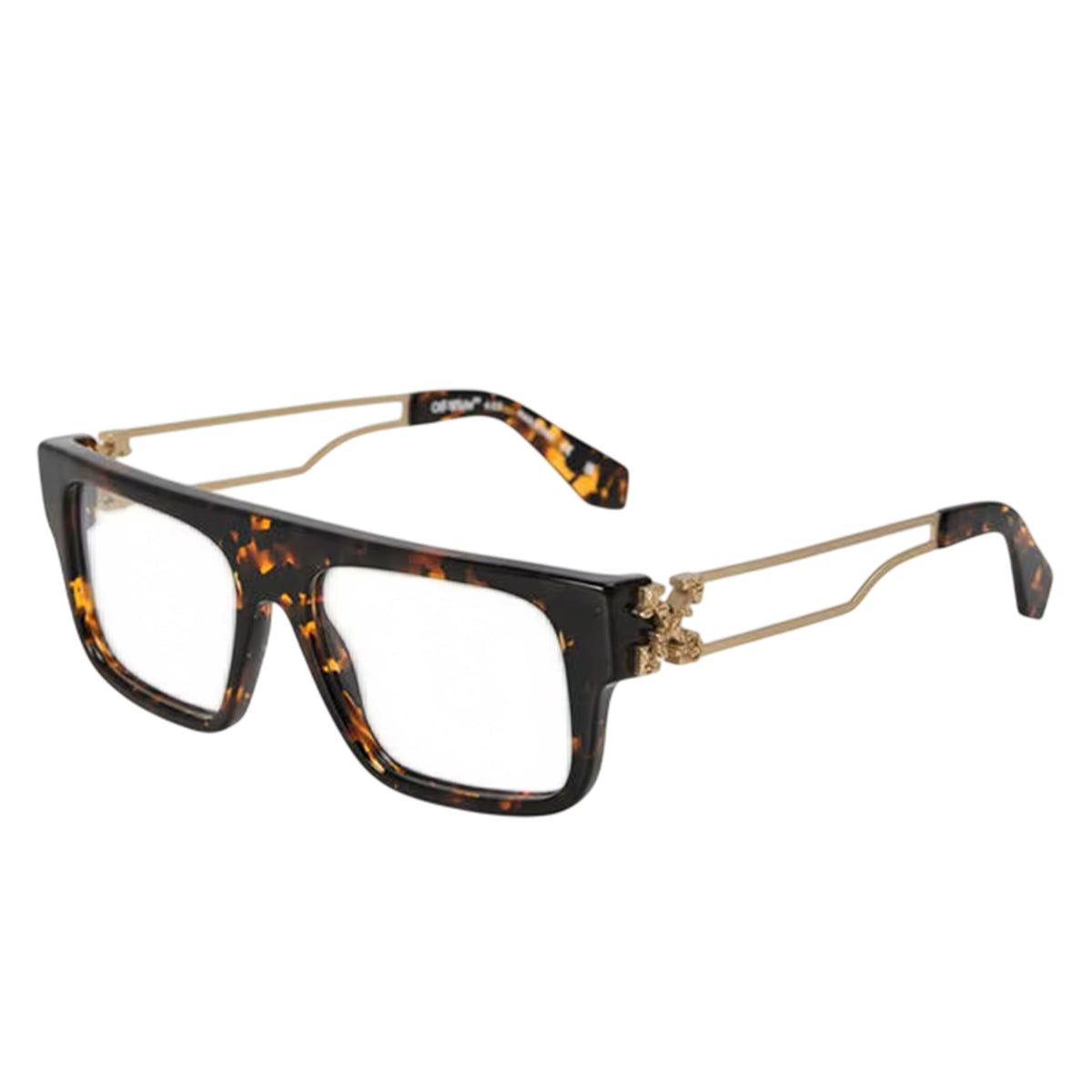Havana - Front - Off White Unisex Adult Arrow Logo Glasses