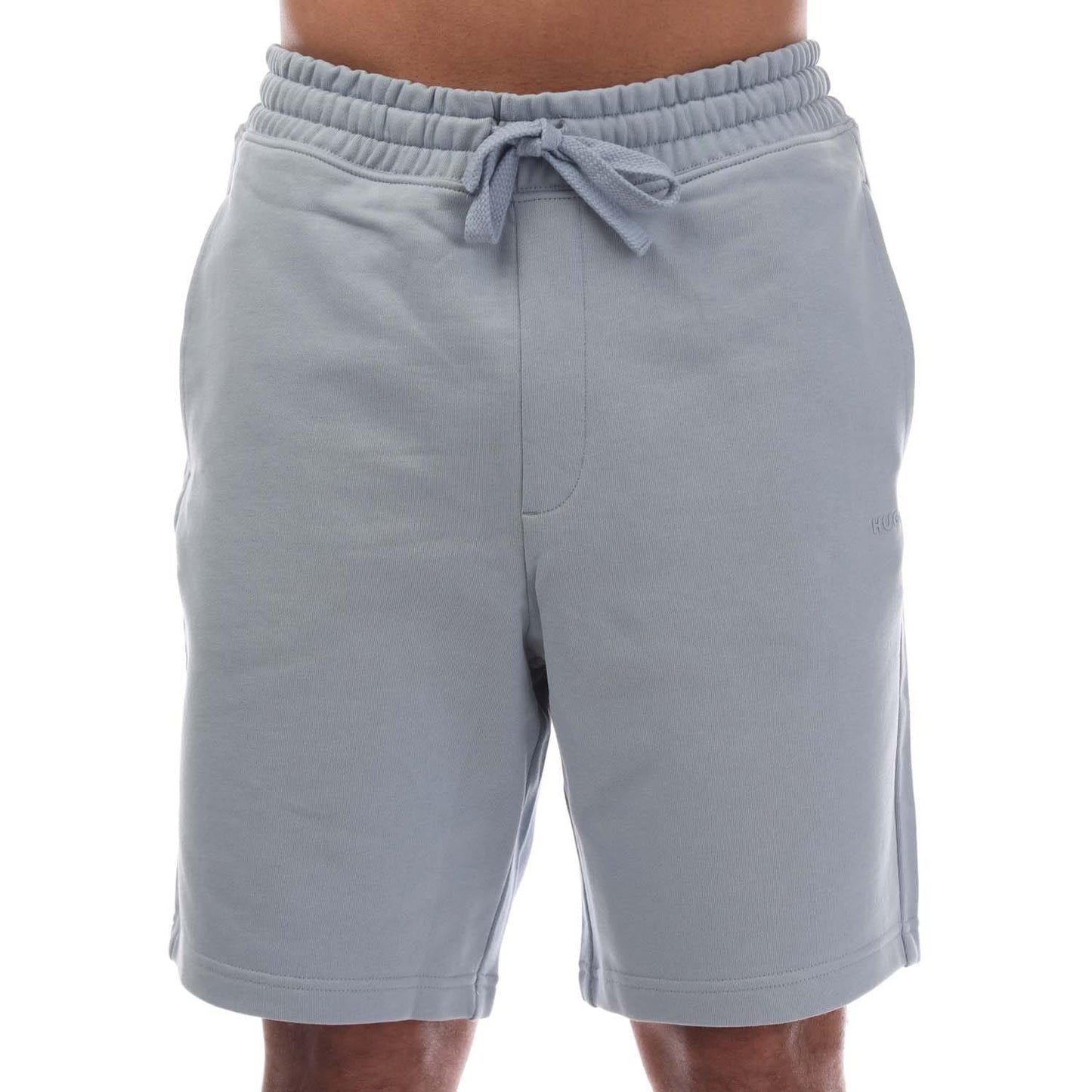 Blue - Front - Hugo Mens Dayono Relaxed Fit Shorts