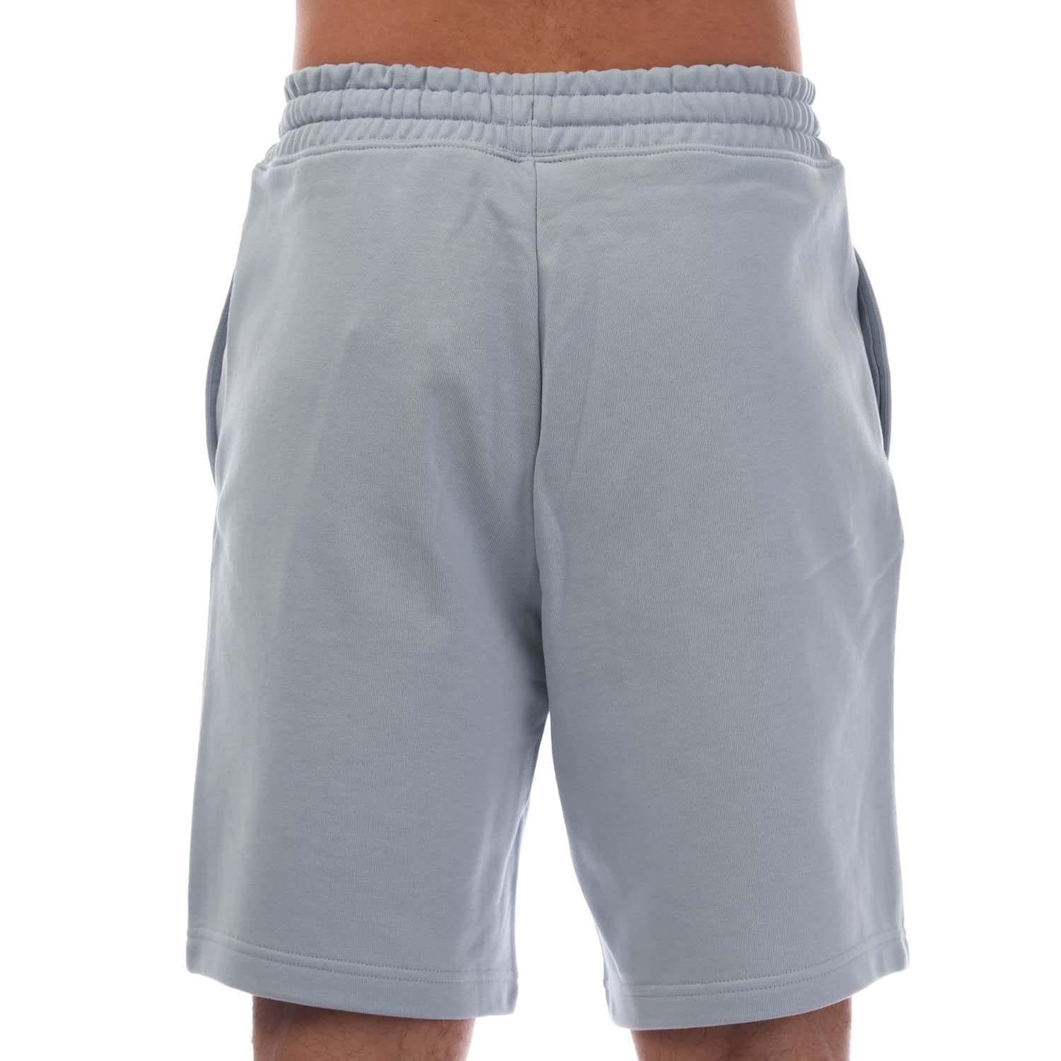 Blue - Back - Hugo Mens Dayono Relaxed Fit Shorts