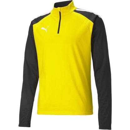 Yellow-Black - Front - Puma Mens Colour Block Top