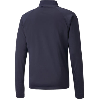 Navy-White - Back - Puma Mens Colour Block Top