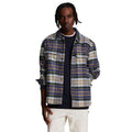 Navy - Lifestyle - Lyle & Scott Mens Checked Flannel Overshirt