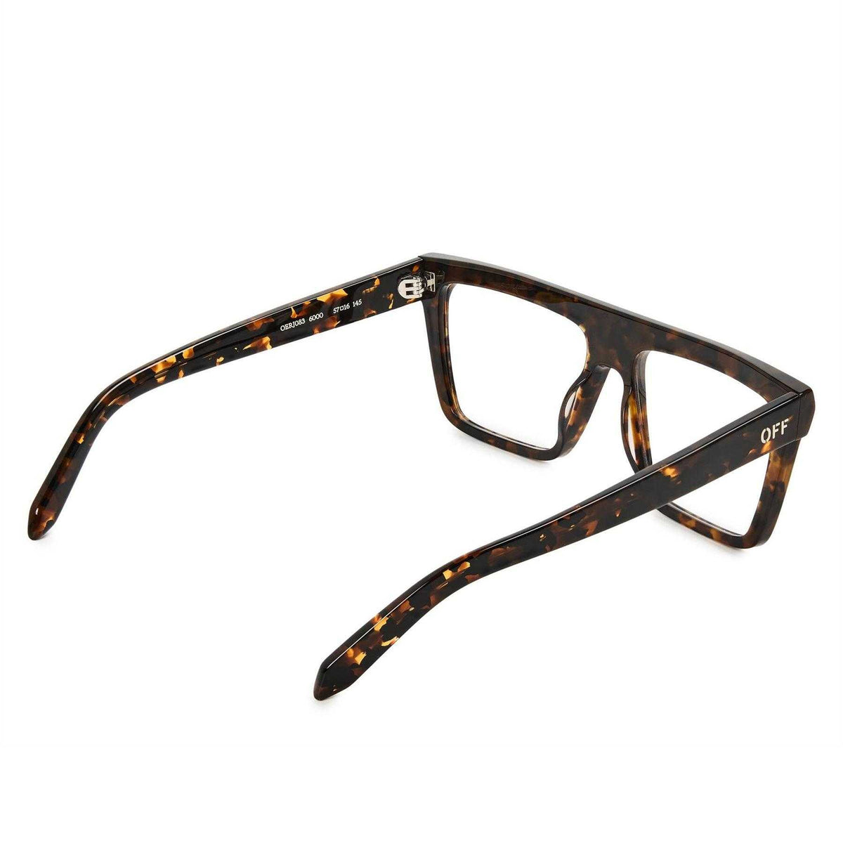 Havana - Back - Off White Style 83 Square Tortoise Shell Glasses