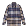 Navy - Front - Lyle & Scott Mens Checked Flannel Overshirt