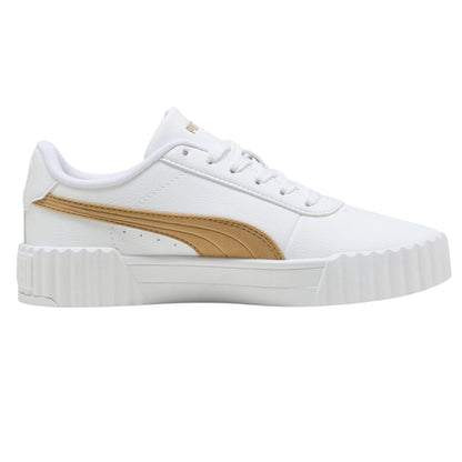 White - Back - Lacoste Womens-Ladies Carina 3.0 Trainers