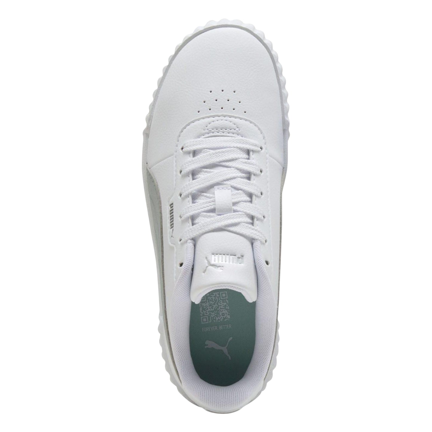 White-Silver - Lifestyle - Lacoste Womens-Ladies Carina 3.0 Trainers