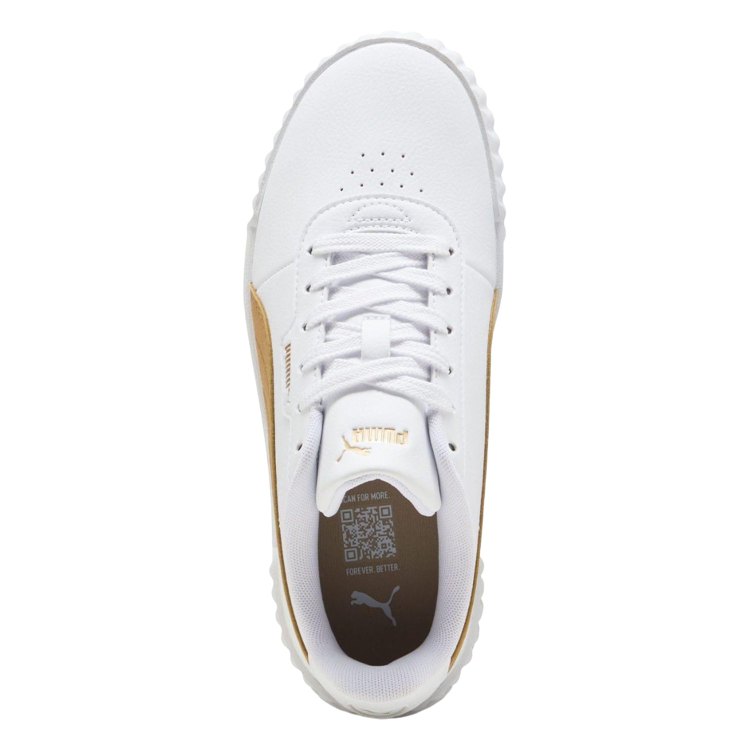 White - Lifestyle - Lacoste Womens-Ladies Carina 3.0 Trainers