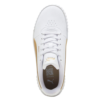 White - Lifestyle - Lacoste Womens-Ladies Carina 3.0 Trainers