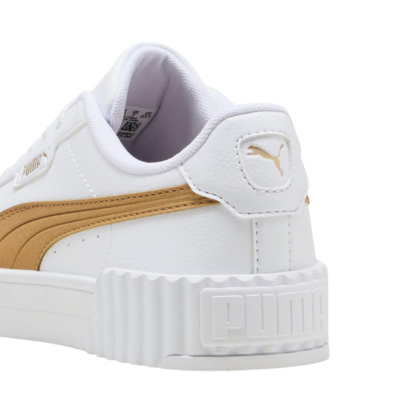 White - Close up - Lacoste Womens-Ladies Carina 3.0 Trainers