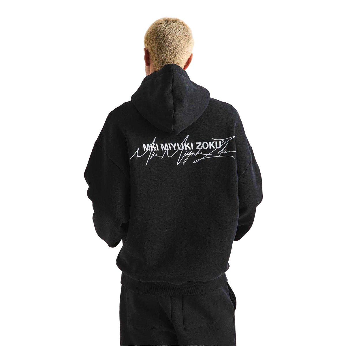 Black - Pack Shot - MKI MIYUKI ZOKU Mens Signature Hoodie