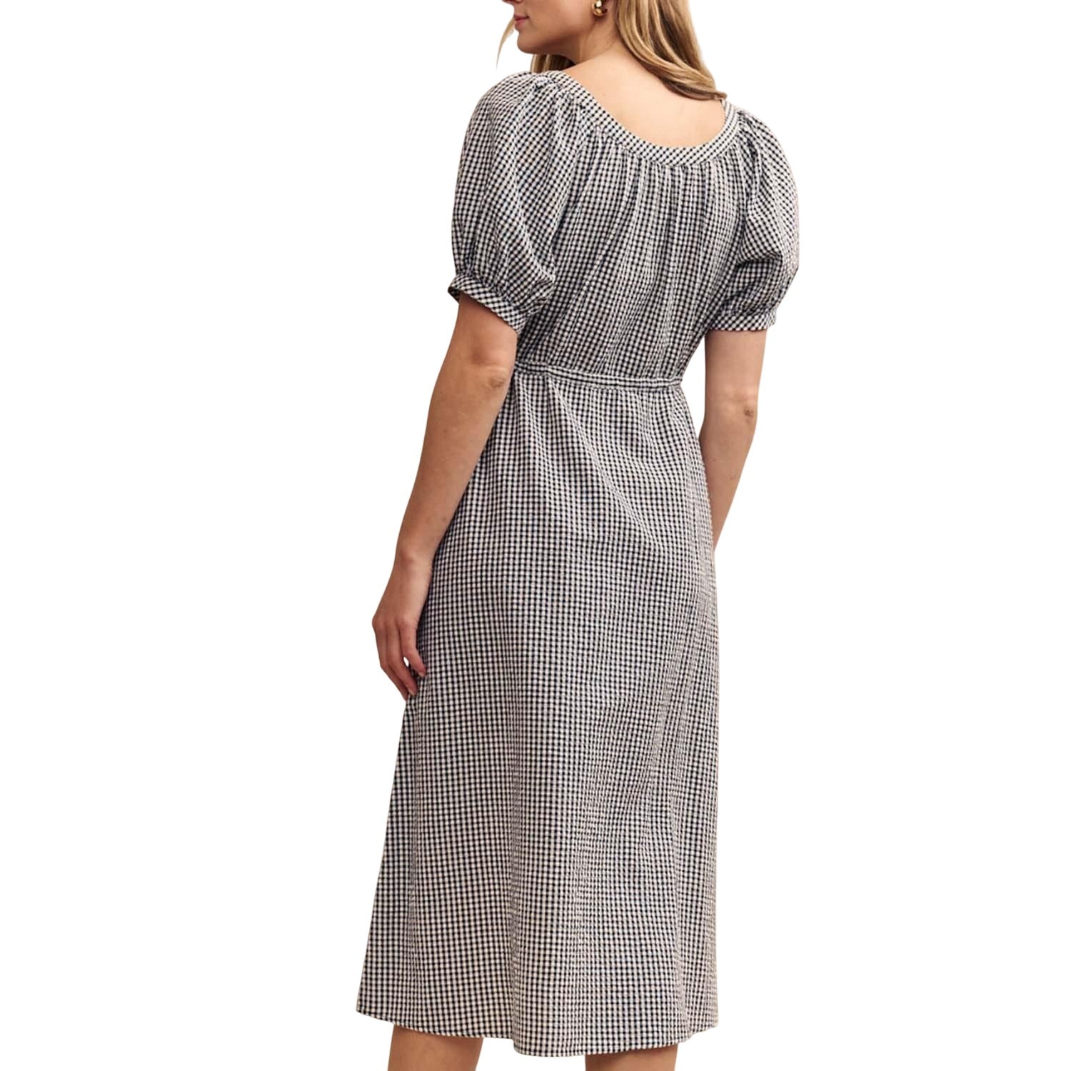 Black-White - Back - Nobody´s Child Womens-Ladies Jade Midi Dress