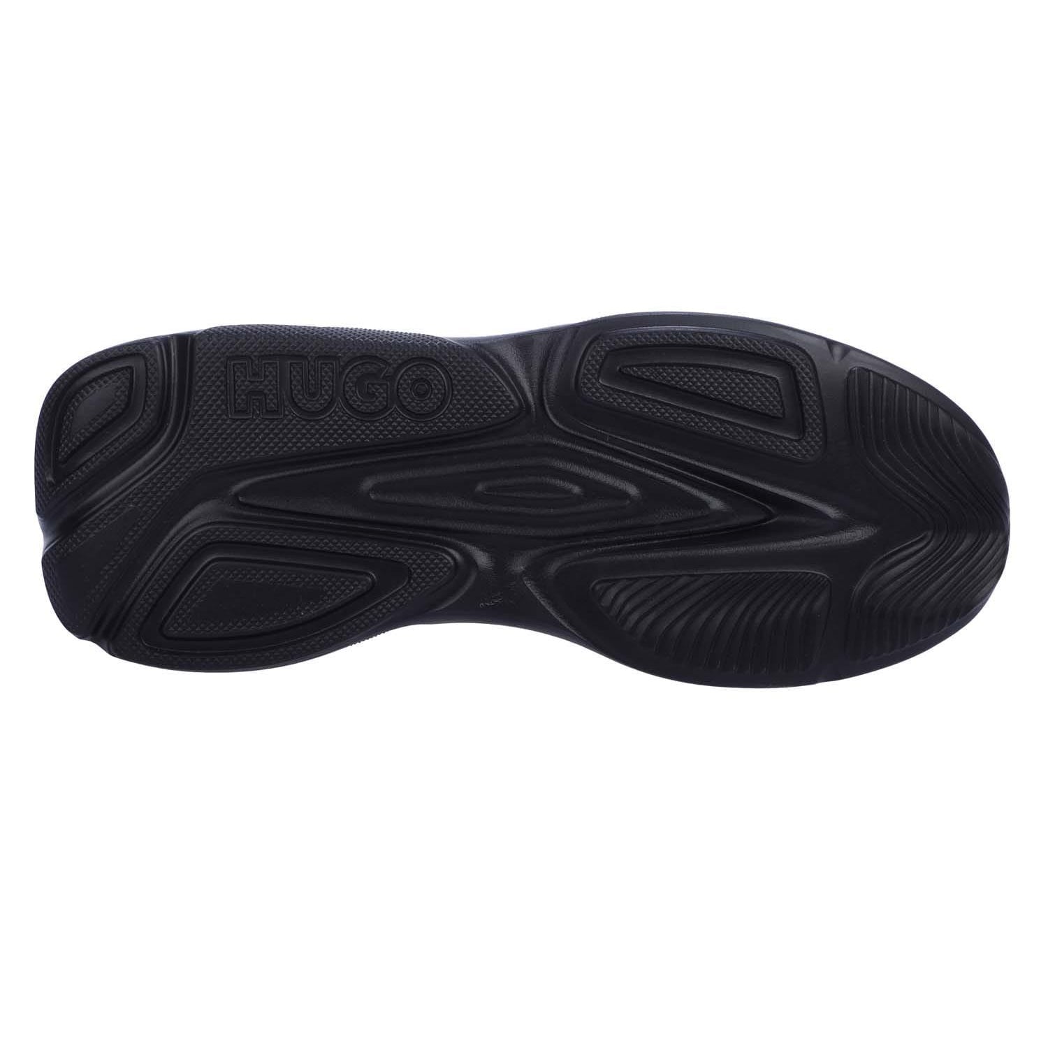 Black - Lifestyle - Hugo Womens-Ladies Leon Running Trainers