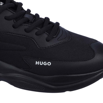 Black - Pack Shot - Hugo Womens-Ladies Leon Running Trainers