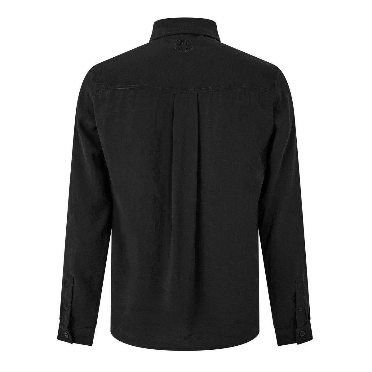 Black - Back - Belier Mens Pocket Long-Sleeved Shirt