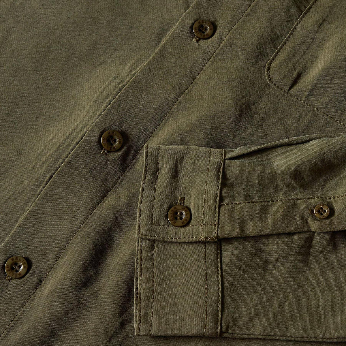 Olive - Lifestyle - Belier Mens Pocket Long-Sleeved Shirt