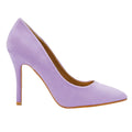 Purple - Back - Where´s That From Womens-Ladies Suede High Heel Court Pumps