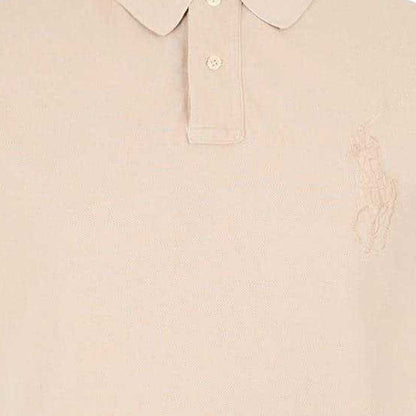 Stone Grey - Lifestyle - Ralph Lauren Mens Slim Short-Sleeved Polo Shirt