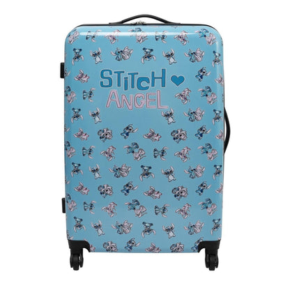 Blue - Front - Lilo & Stitch Angel Suitcase
