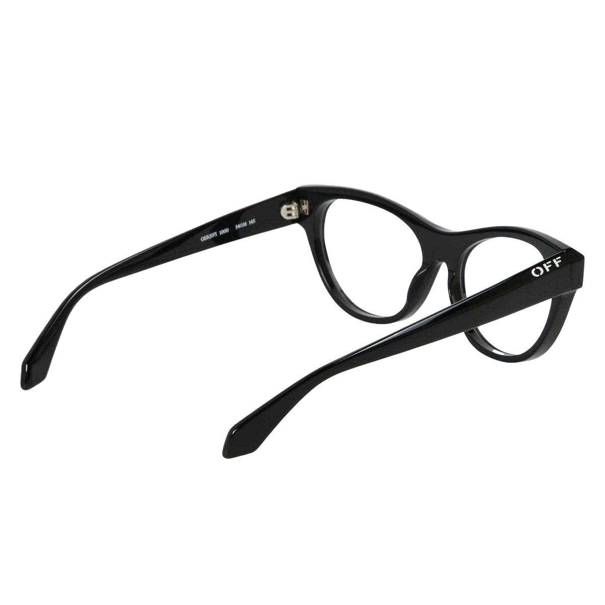 Black - Back - Off White Unisex Adult Style 7i Logo Glasses
