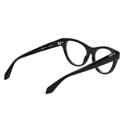 Black - Back - Off White Unisex Adult Style 7i Logo Glasses