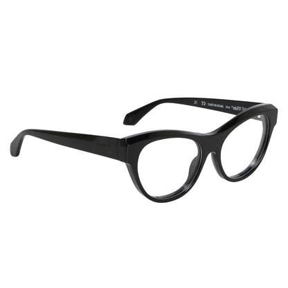 Black - Side - Off White Unisex Adult Style 7i Logo Glasses