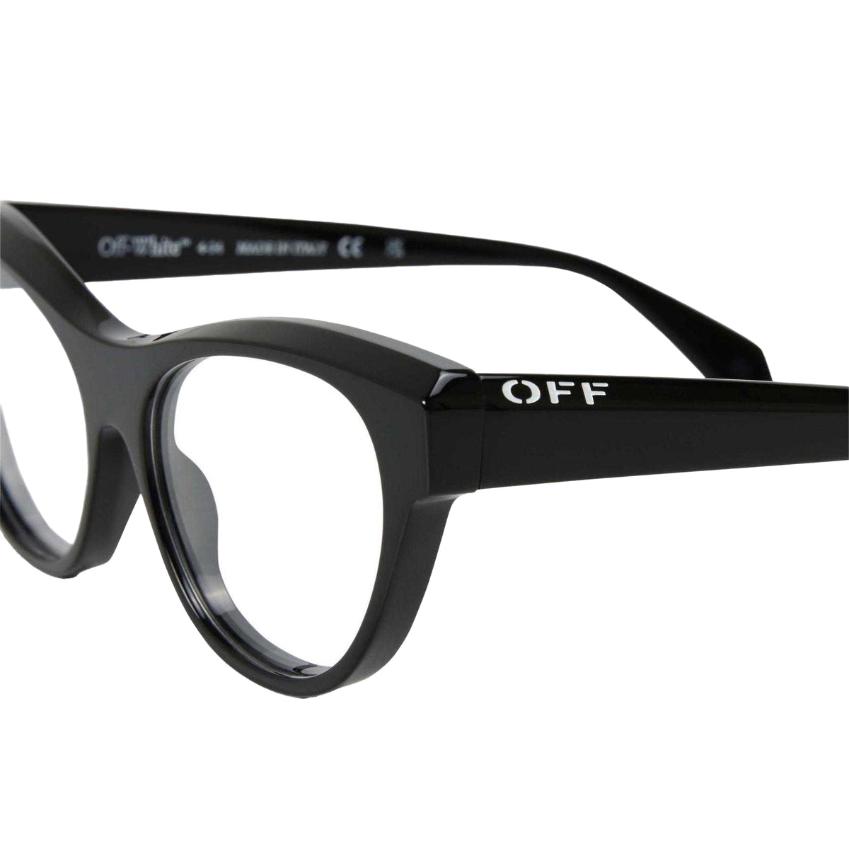 Black - Lifestyle - Off White Unisex Adult Style 7i Logo Glasses