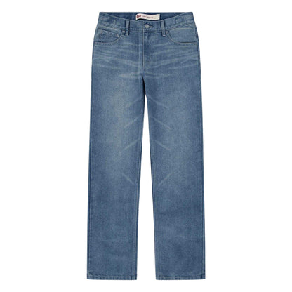 Bay Blue - Front - Levis Childrens-Kids 505 Denim Regular Jeans