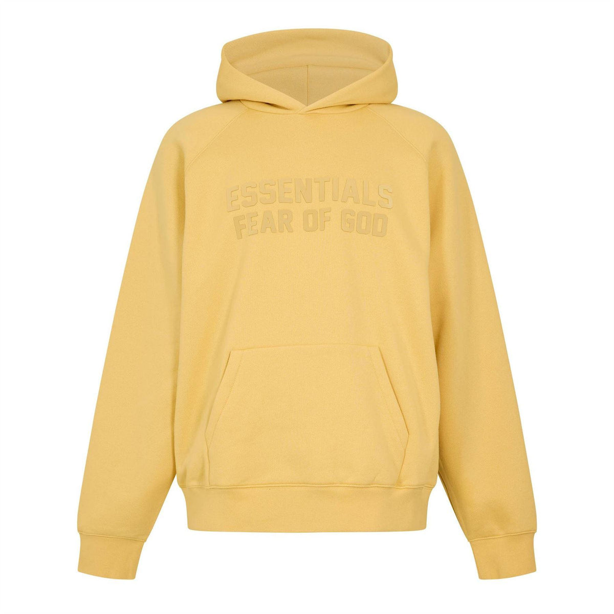 Yellow - Front - Fear Of God Essentials Mens Relaxed Fit Hoodie