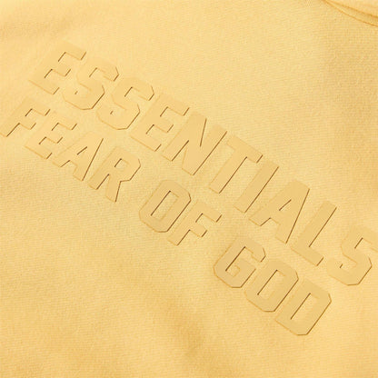 Yellow - Side - Fear Of God Essentials Mens Relaxed Fit Hoodie