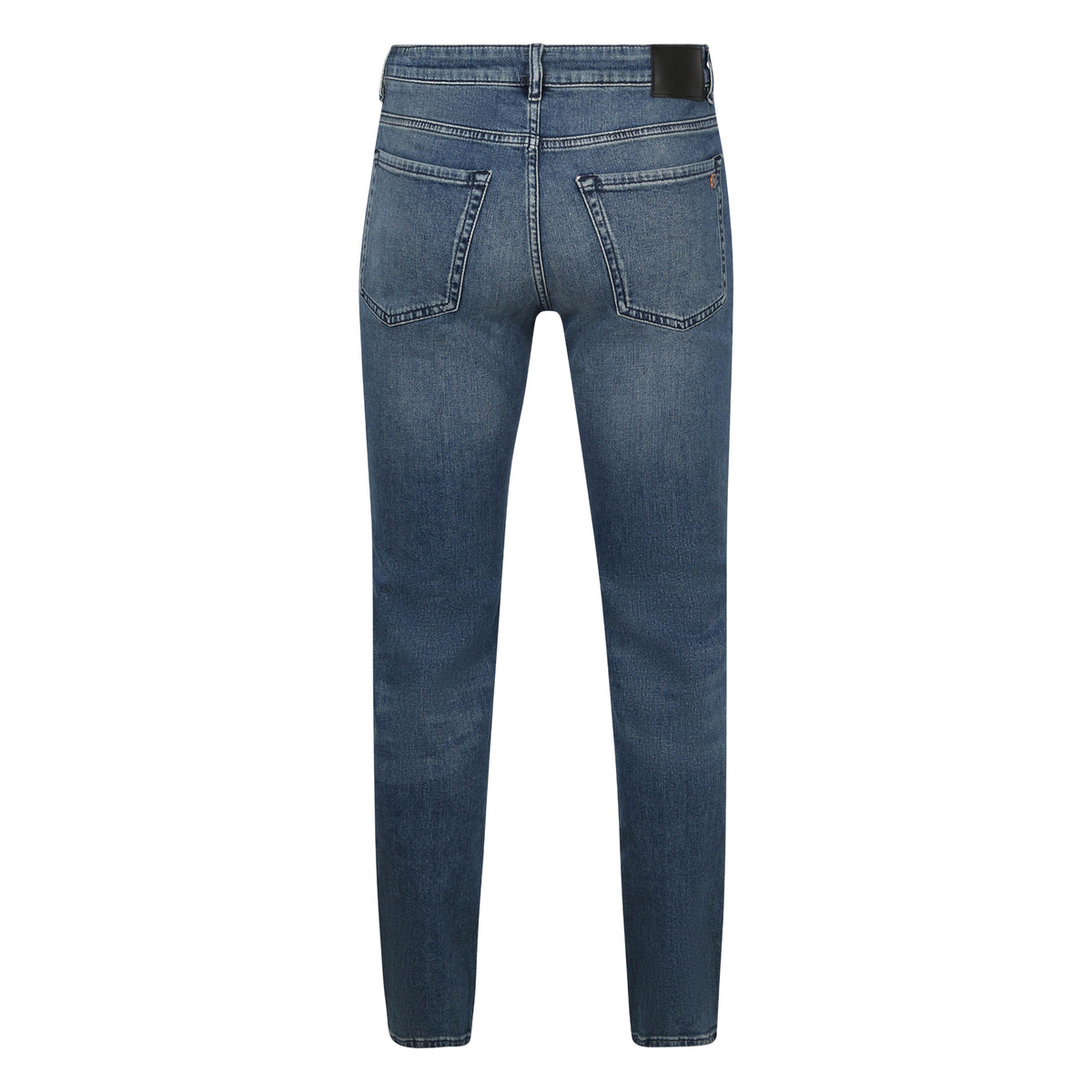 Blue - Back - Boss Mens Delaware Denim Slim Jeans