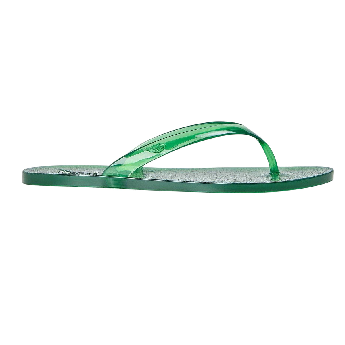 Green - Front - Ancient Greek Sandals Womens-Ladies Jelly Thong Strap Flip Flops