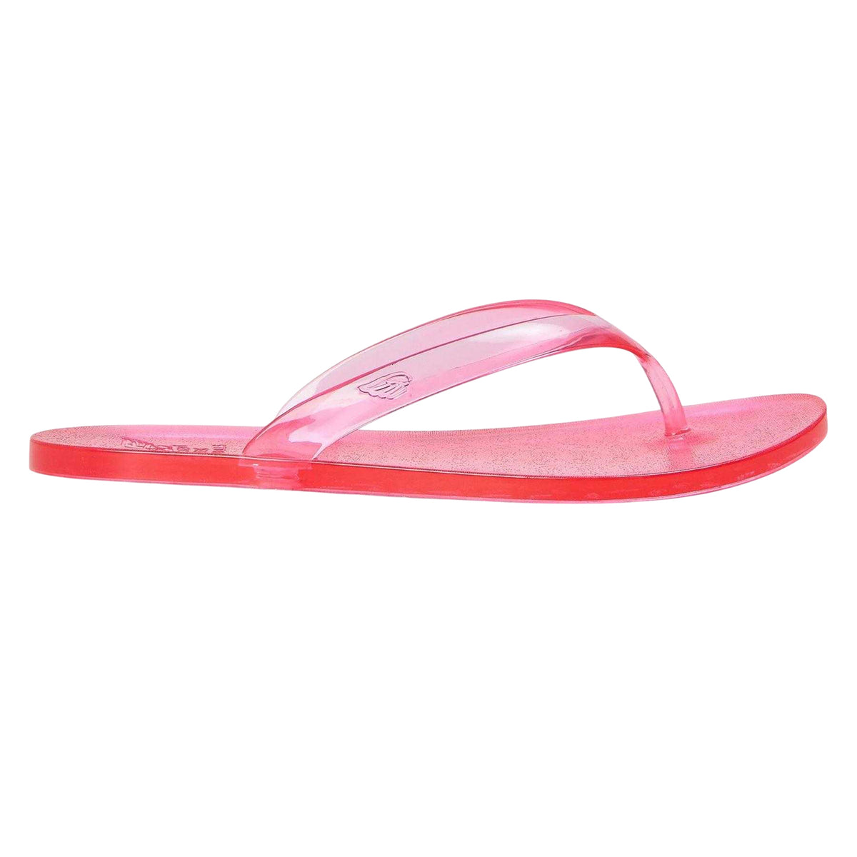Pink - Front - Ancient Greek Sandals Womens-Ladies Jelly Thong Strap Flip Flops