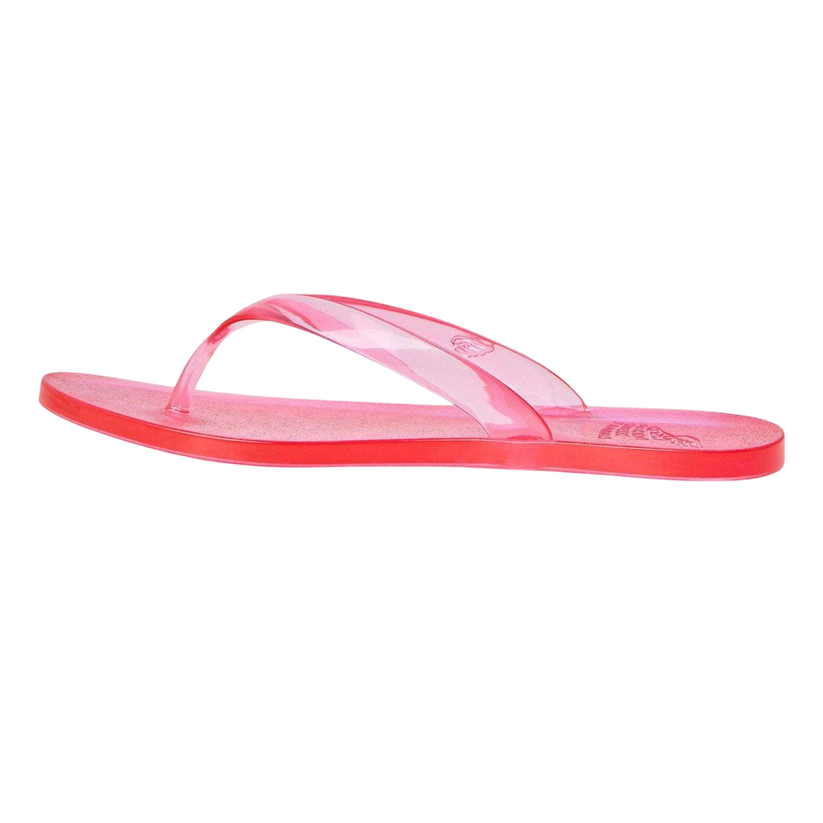 Pink - Back - Ancient Greek Sandals Womens-Ladies Jelly Thong Strap Flip Flops