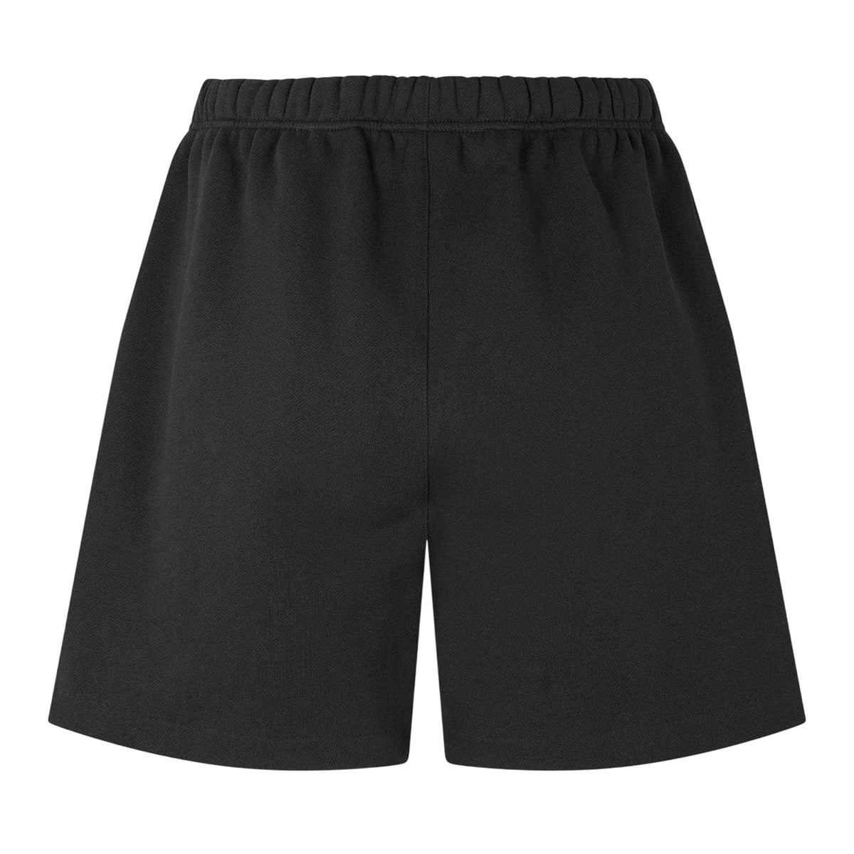 Black - Back - Fear Of God Essentials Womens-Ladies Fleece Shorts