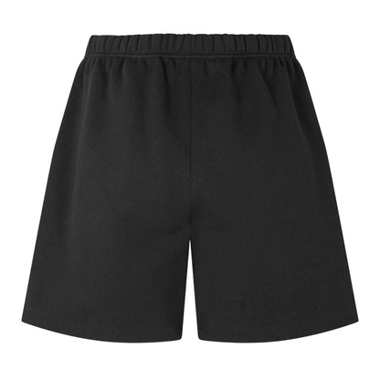 Black - Back - Fear Of God Essentials Womens-Ladies Fleece Shorts