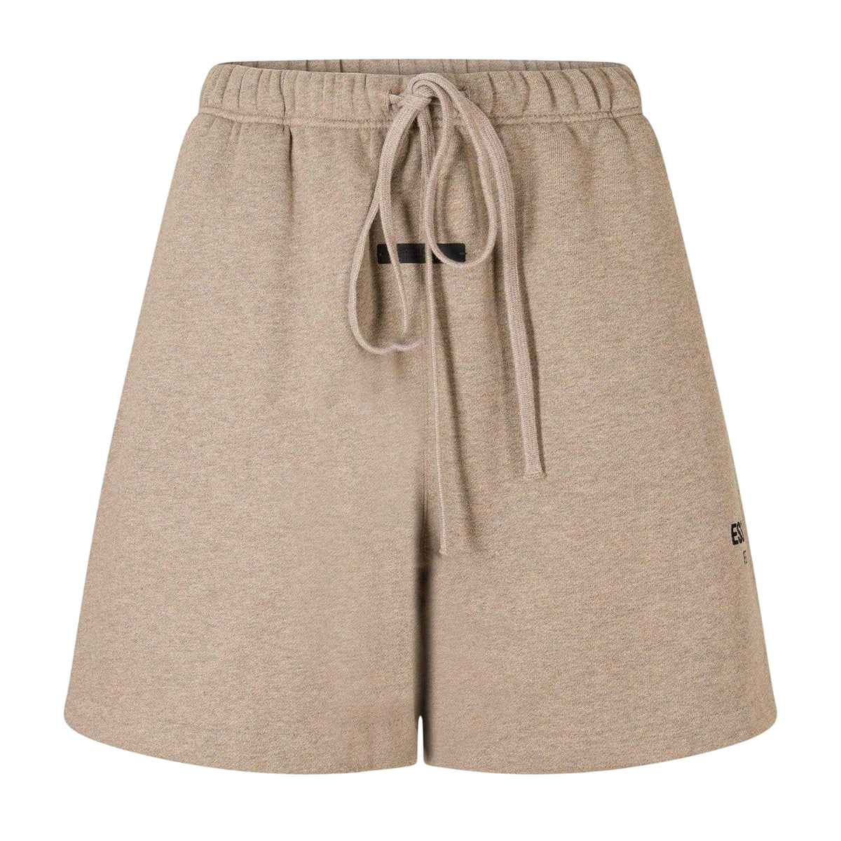 Brown - Front - Fear Of God Essentials Womens-Ladies Fleece Shorts