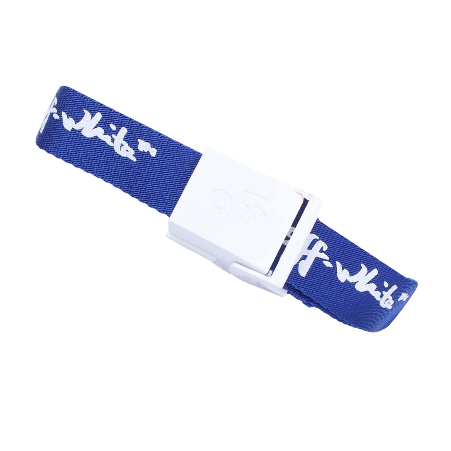 Navy-White - Back - Off White Boys Script Belt