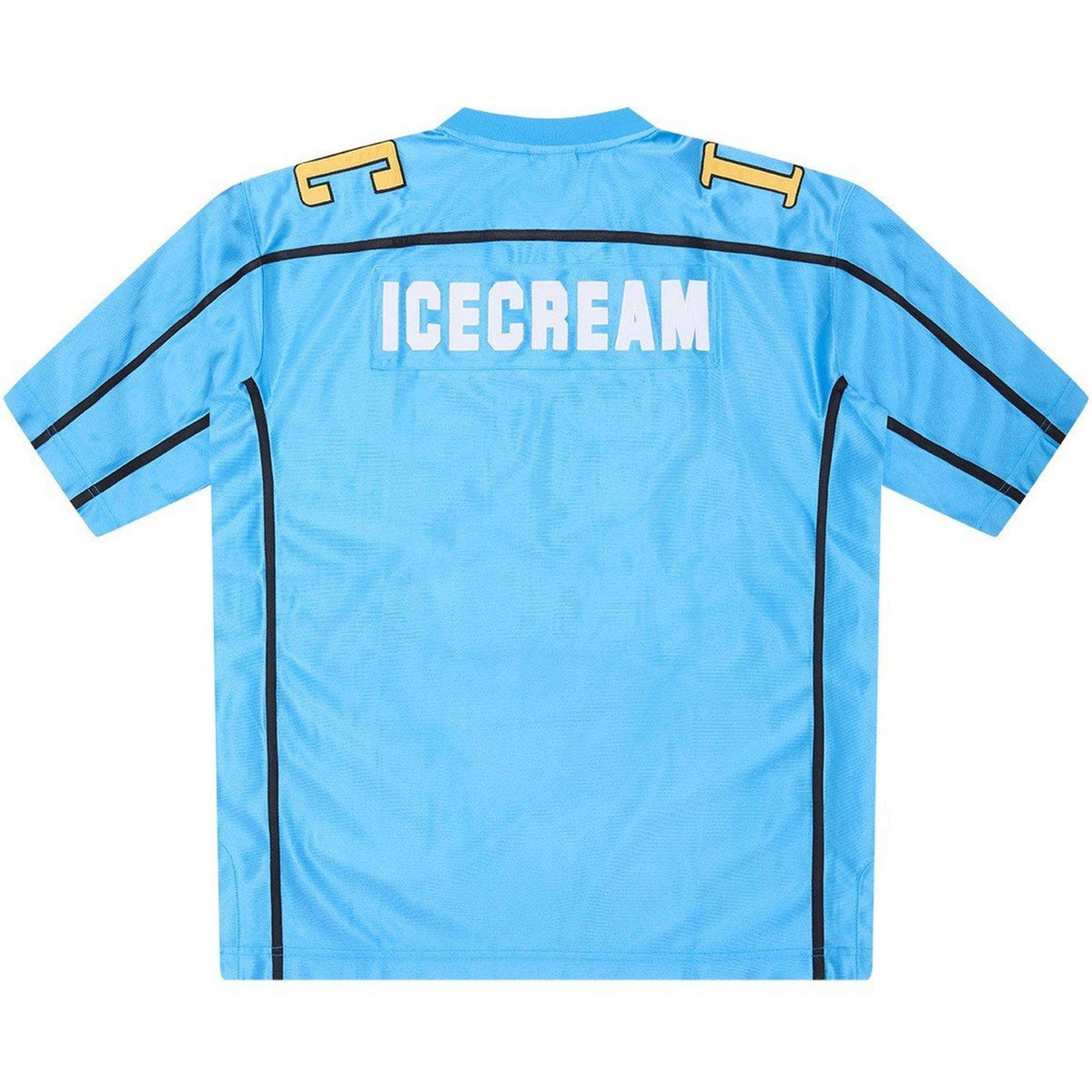 Light Blue - Back - ICECREAM Mens Logo Football Jersey