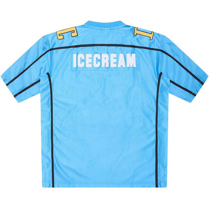 Light Blue - Back - ICECREAM Mens Logo Football Jersey
