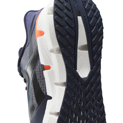 Navy-White-Black - Close up - Reebok Unisex Adult FloatZig 1 Running Shoes