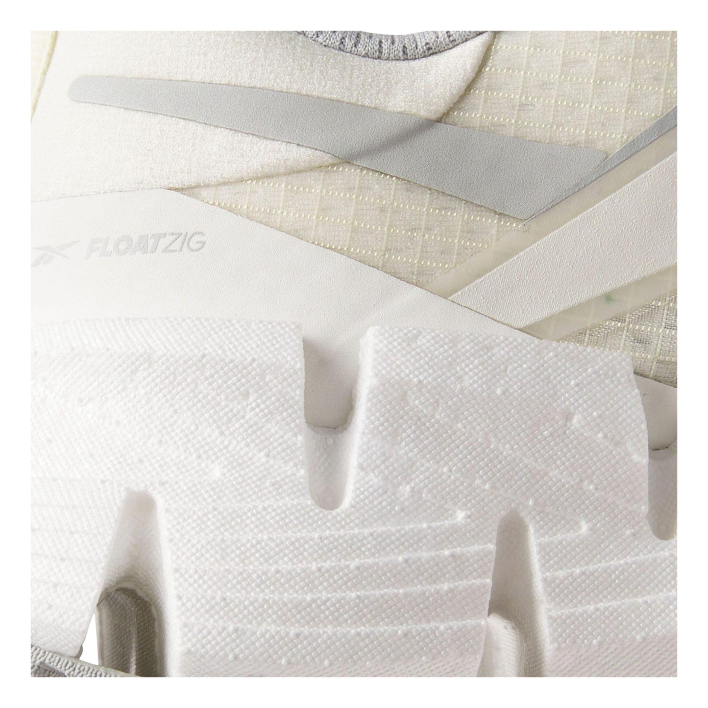 White - Pack Shot - Reebok Unisex Adult FloatZig 1 Running Shoes