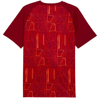 Red-Green - Back - Puma Mens World Cup 2026 Ghana Crew Neck Short-Sleeved Football Shirt