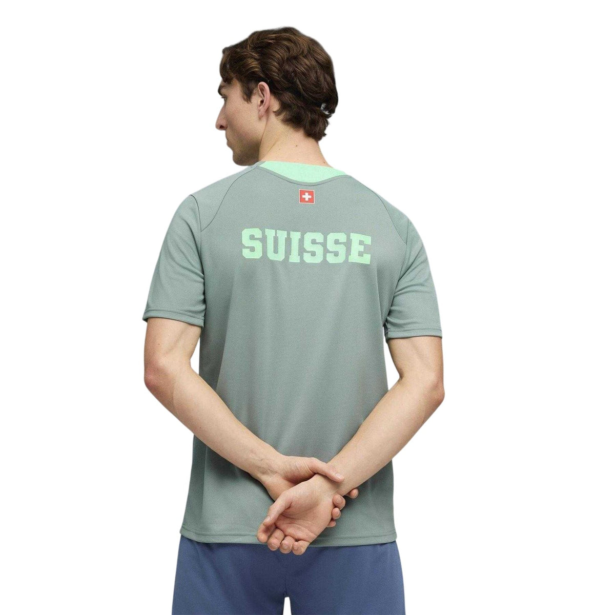 Green-White - Lifestyle - Puma Mens World Cup 2026 Switzerland FC Football Shirt